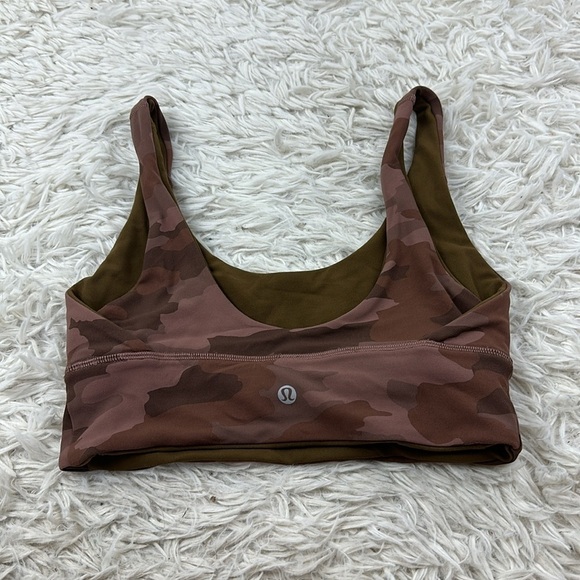 Lululemon Align Reversible Bra *Light Support, A/B Cup Heritage 365 Camo Roasted - Picture 2 of 5
